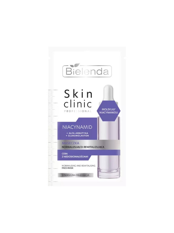 Bielenda Skin Clinic Professional Niacynamid Maseczka normalizująco-rewitalizująca 8 g