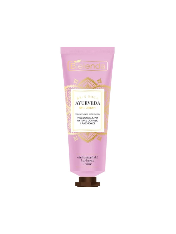 Bielenda Ayurveda Skin Yoga Spa Cream pielęgnacyjny Rytuał do rąk i paznokci regenerująco-relaksujący 50 ml