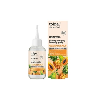 Tołpa Dermo Hair Enzyme. Peeling 3 enzymy do skóry głowy CLEAN SCALP 100 ml