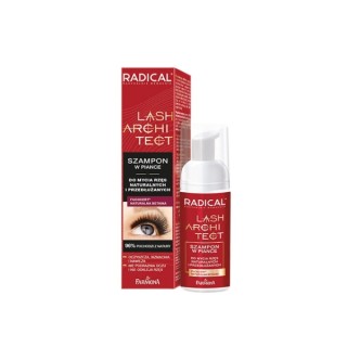 Farmona Radical Lash Architect Szampon w piance do mycia rzęs naturalnych i przedłużonych 50 ml