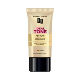 AA Make Up Ideal Tone Podkład perfekcyjne dopasowanie /105/ Sand 30 ml