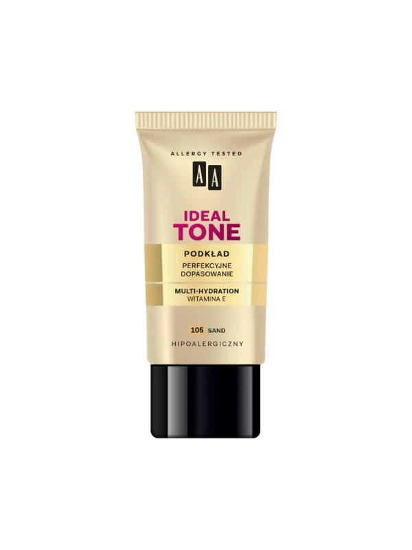 AA Make Up Ideal Tone Podkład perfekcyjne dopasowanie /105/ Sand 30 ml