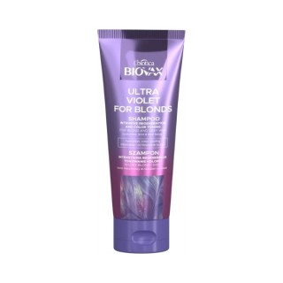 Biovax Ultra Violet intensywnie regulujący Szampon do włosów blond i siwych 200 ml