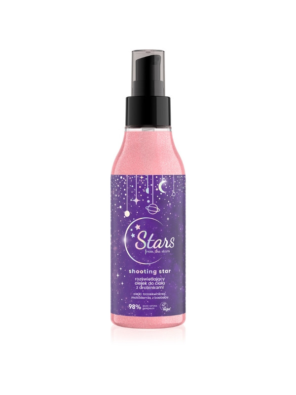 Stars from The Stars Shooting Star rozświetlający Olejek do ciała z drobinkami 150 ml