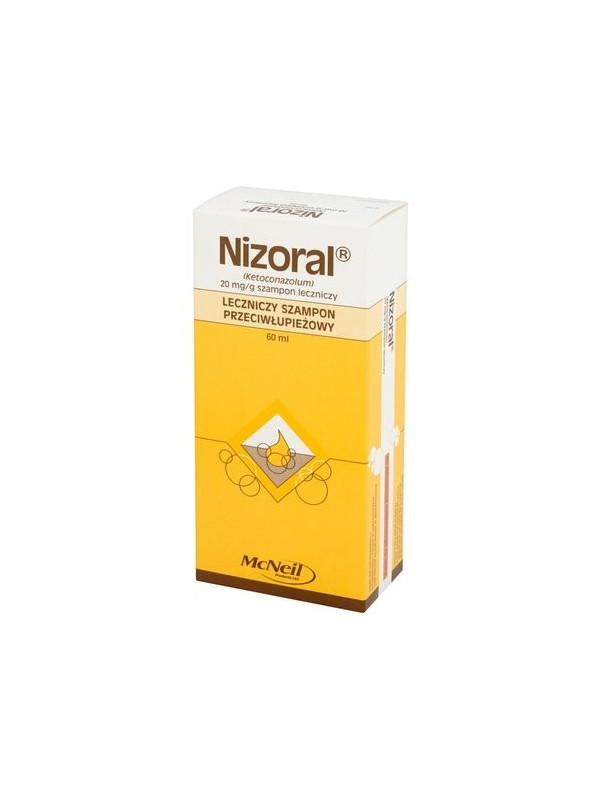 Nizoral Leczniczy Szampon do włosów przeciwłupieżowy 60 ml