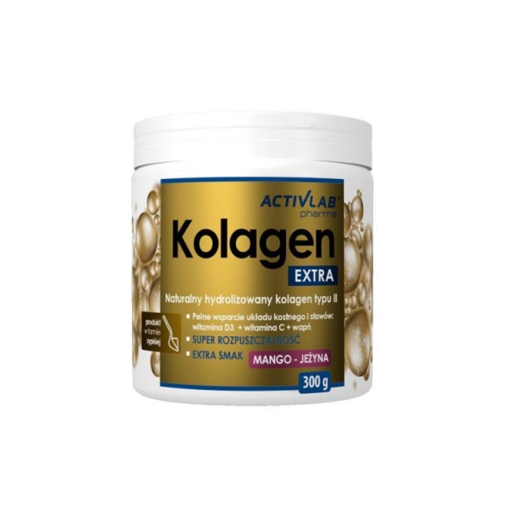 ActivLab Kolagen Extra smak Mango-Jeżyna 300 g
