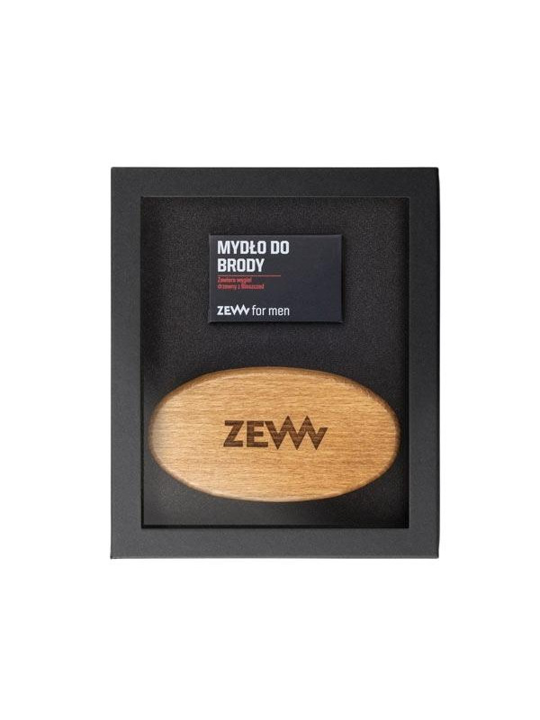 Zew for Men Pakiet Brodacza dla mężczyzn: Mydło do brody 85 ml + Szczotka do brody 1 sztuka