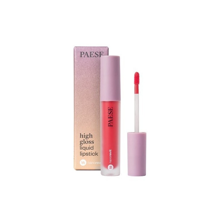 Paese Nanorevit Pomadka do ust w płynie /53/ Spicy Red 4,5 ml