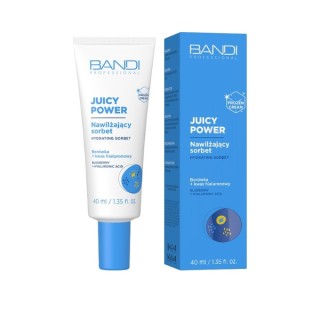 Bandi Juicy Power nawilżający Sorbet w kremie do twarzy Borówka + Kwas hialuronowy 40 ml