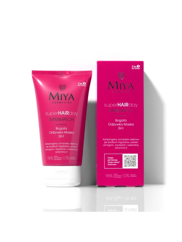 Miya Cosmetics superHAIRday bogata Odżywka-maska do włosów 2in1 150 ml