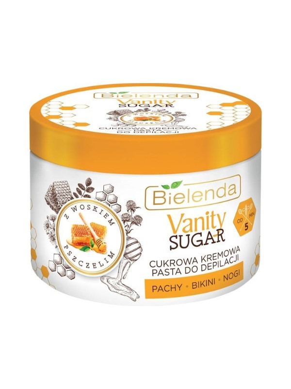 Bielenda Vanity Sugar cukrowa, kremowa Pasta do depilacji 100 g