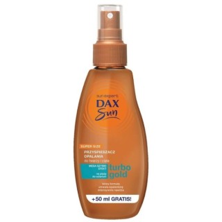 Dax Sun Przyspieszacz opalania do twarzy i ciała Turbo Gold 200 ml