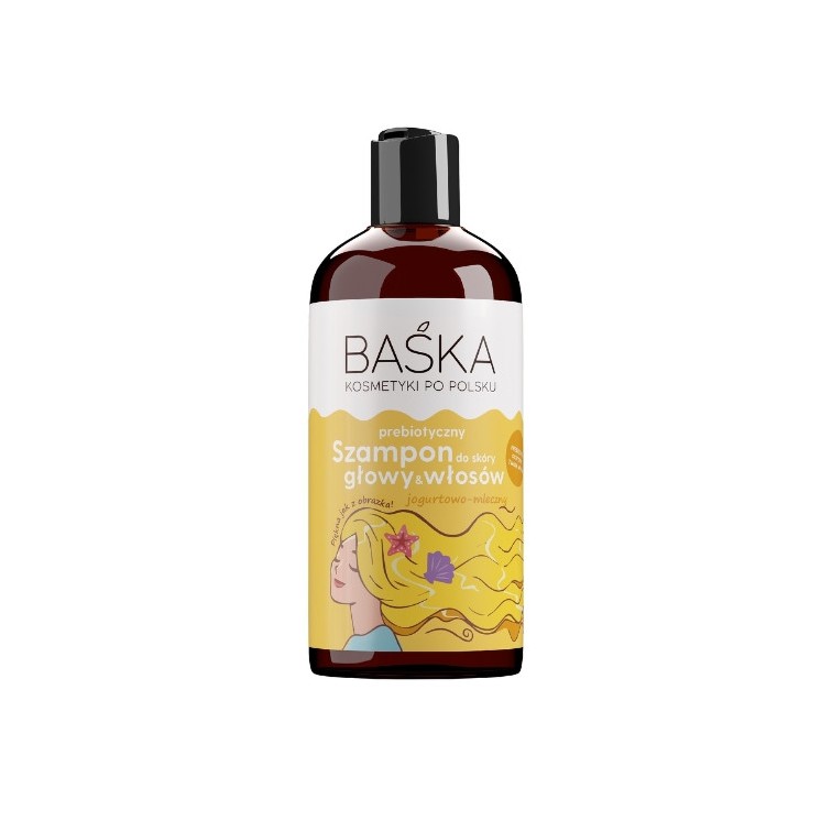Baśka prebiotyczny Szampon do włosów Jogurtowo-mleczny 500 ml