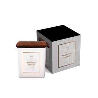 Aroma Home Square Świeca sojowa Malina & Jaśmin 115 g