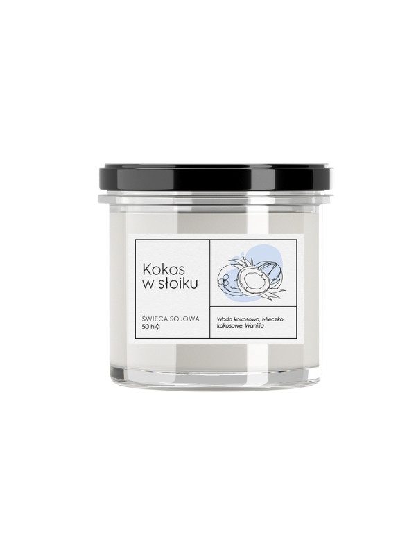 Aroma Home Craft Świeca sojowa Kokos w Słoiku 230 ml