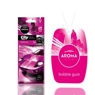 Aroma Car City Zawieszka zapachowowa do samochodu Bubble Gum 1 sztuka