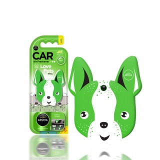 Aroma Car Dog Zawieszka zapachowowa do samochodu Fancy Green 1 sztuka