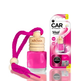 Aroma Car Wood Odświeżacz powietrza do samochodu Bubble Gum 6 ml