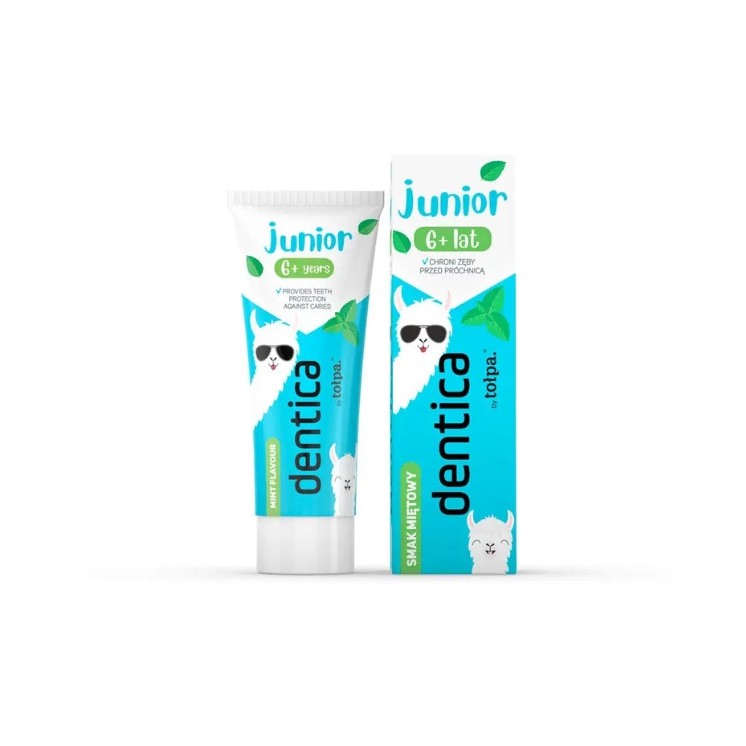 Tołpa Dentica Junior Pasta do zębow dla dzieci 6+ miętowa 50 ml