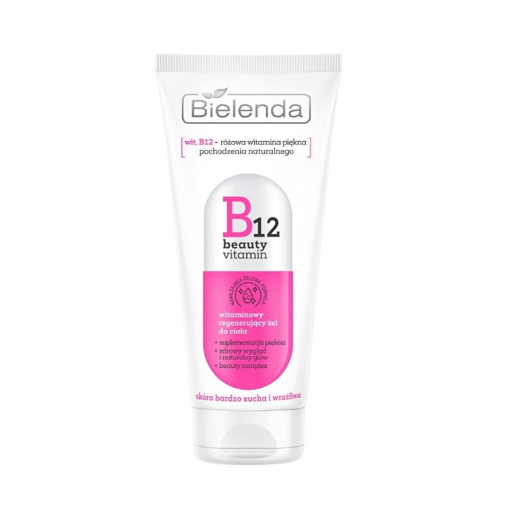 Bielenda B12 Beauty Vitamin witaminowy Żel do ciała regenerujący 200 ml