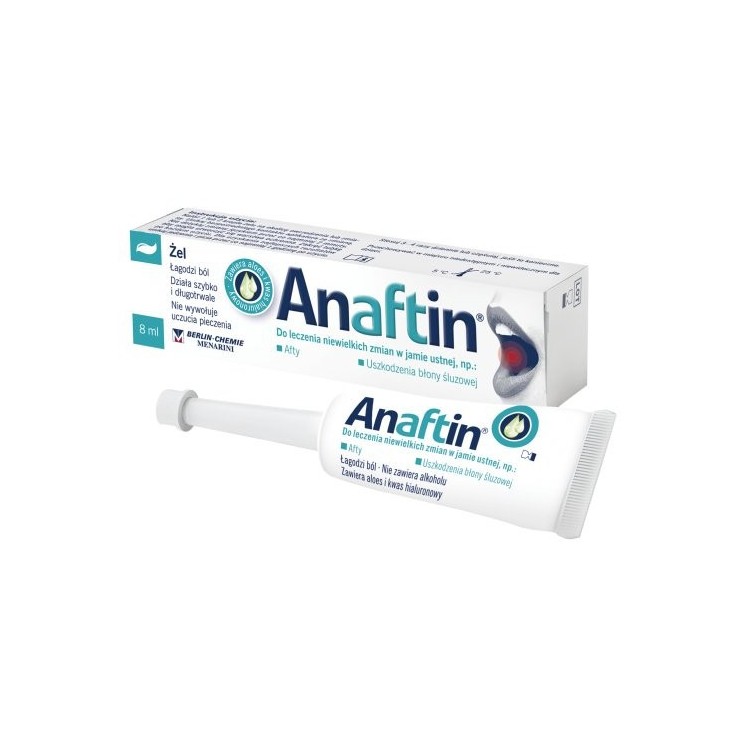 Anaftin żel do stosowania w jamie ustnej 8 ml