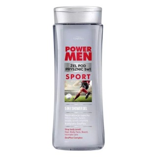 Joanna POWER MEN Żel pod prysznic 5w1 SPORT kompleks DeoPlex 300 ml