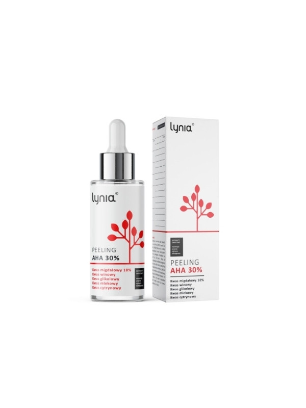 Lynia Peeling do twarzy z kwasami AHA 30% 30 ml