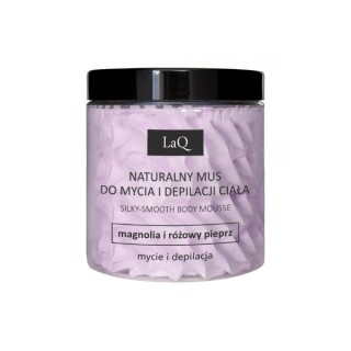 LaQ Kotka Magnolia i Różowy Pieprz naturalny Mus do mycia i depilacji ciała 100 g