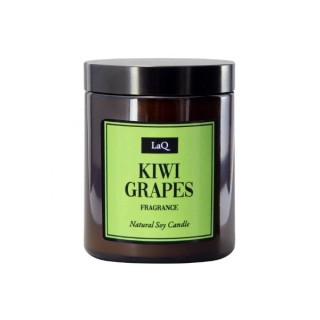 LaQ Świeca sojowa Kiwi i Winogrona 180 ml