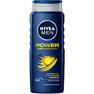 NIVEA MEN Żel pod prysznic Power Fresh Effect 500 ml