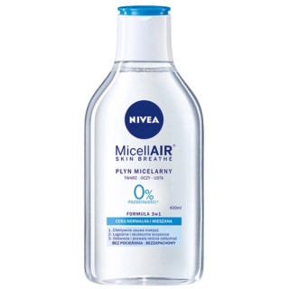 Nivea MicellAIR Płyn micelarny do twarzy Cera normalna i mieszana 400 ml