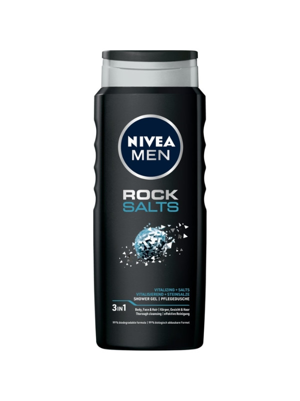 NIVEA MEN Żel pod prysznic Rock Salts 500 ml