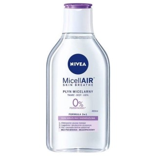 Nivea MicellAIR Płyn micelarny do twarzy Cera wrażliwa i nadwrażliwa 400 ml