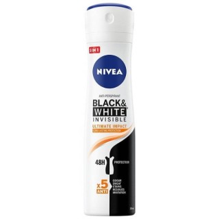 Nivea Black & White Dezodorant w spray'u Ultimate Impact 150 ml