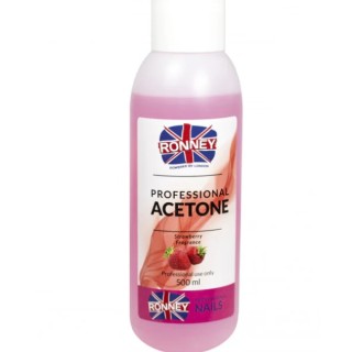 Ronney Professional Aceton do paznokci Truskawka 500 ml