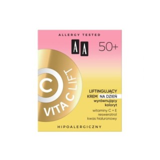 AA Vita C Lift 50+ liftingujący Krem do twarzy na dzień wyrównujący koloryt 50 ml