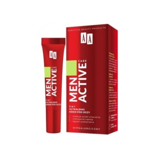 AA Men Active Care 3w1 ultralekki Krem pod oczy 15 ml