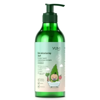 Yumi Baby AZS Żel micelarny 2w1 do mycia i kąpieli od pierwszego dnia życia 400 ml