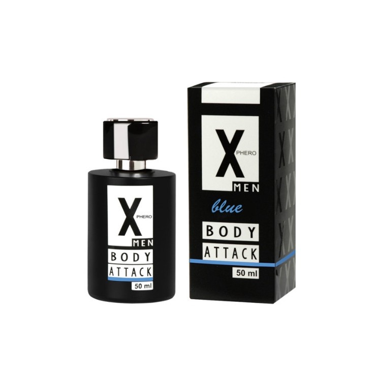 X-Phero Body Attack Blue Perfumy z feromonami dla mężczyzn 50 ml