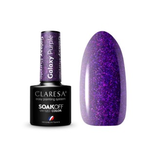 Claresa Galaxy Purple Lakier hybrydowy do paznokci 5 g