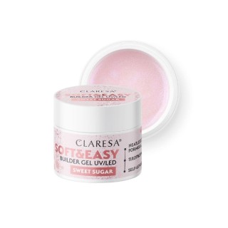 Claresa Soft & Easy Żel budujący do paznokci Sweet Sugar 45 g