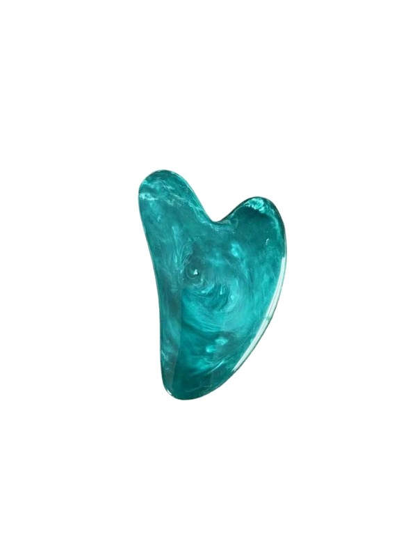 Gua Sha do masażu twarzy Blue 1 sztuka