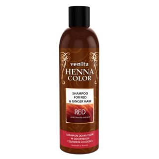 Venita Henna Color Szampon do włosów w odcieniach czerwieni i rudości Red 250 ml