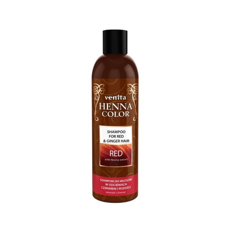 Venita Henna Color Szampon do włosów w odcieniach czerwieni i rudości Red 250 ml