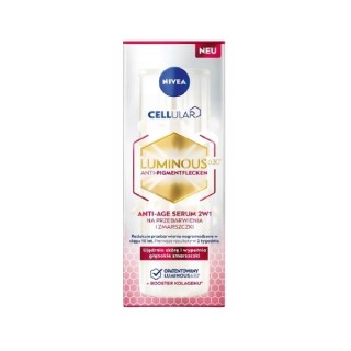 Nivea Cellular Iluminous Anti-Age 2w1 Serum do twarzy na przebarwienia i zmarszczki 30 ml