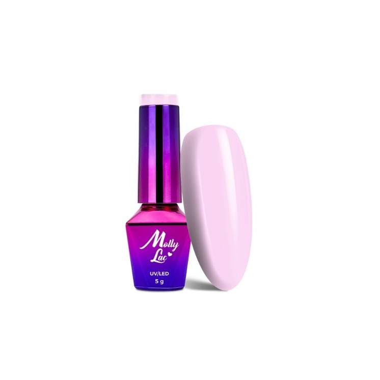 MollyLac /365/ Silk & Cotton Lakier Hybrydowy Topless Tweed 5 ml