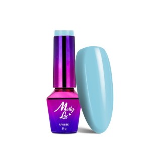 MollyLac /114/ Welcome to Ibiza Lakier Hybrydowy Sea Wave 5 ml
