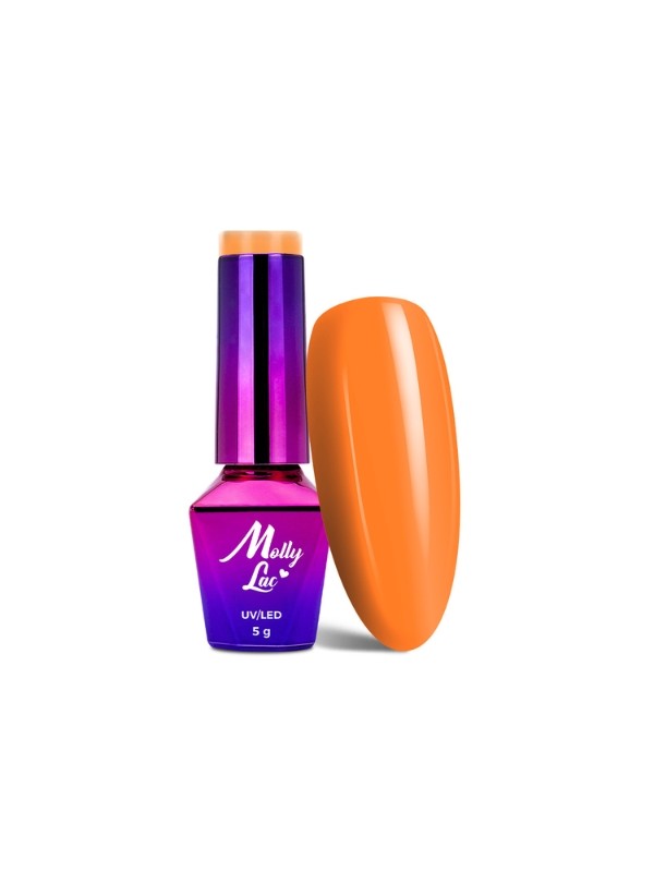 MollyLac /133/ Bubble Tea Lakier Hybrydowy Naranja 5 ml