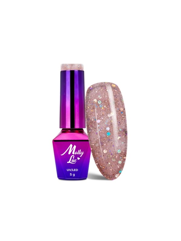 MollyLac /33/ Queens of Life Lakier Hybrydowy Rose Gold 5 ml