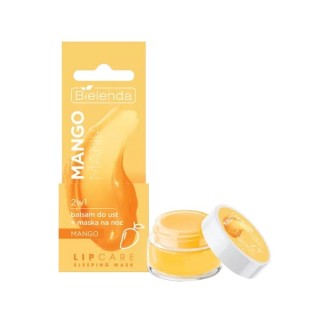 Bielenda Lip Care Sleeping Mask Mango Mania 2w1 Balsam do ust + maska na noc 10 g